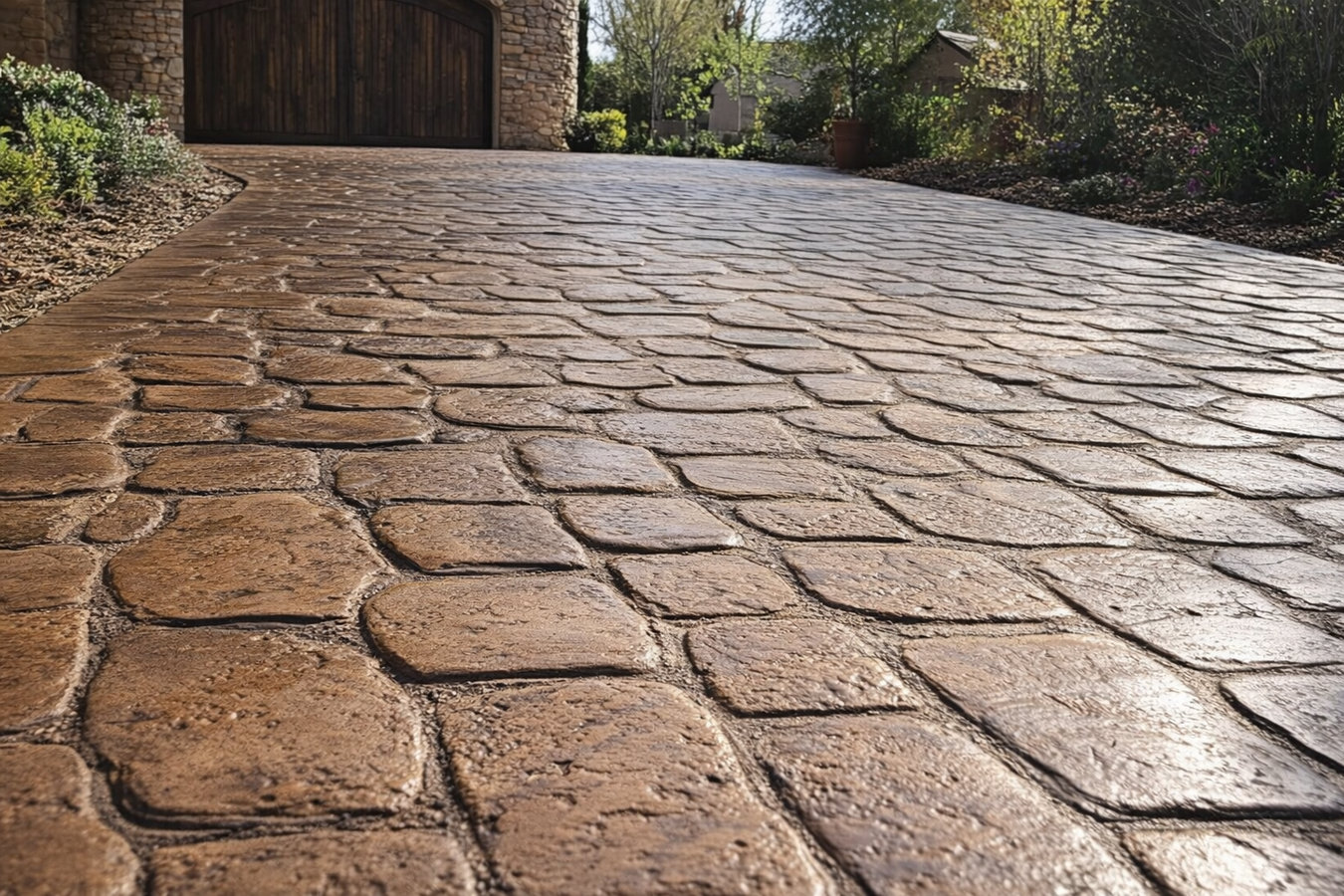 Stamped concrete services in Jurupa Valley, CA